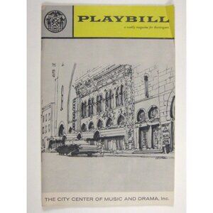 New York City Ballet Playbill April 1962 McBride Francisco Moncion Allegra Kent